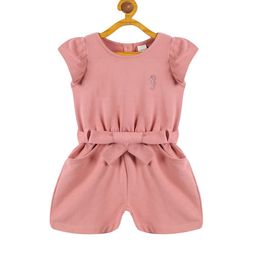 PLUM TREE Girls Waist Tie-Ups Pure Cotton Playsuit-image-65