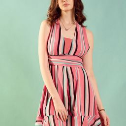 STYLECAST X KASSUALLY Striped Sleeveless Playsuit-picture-36