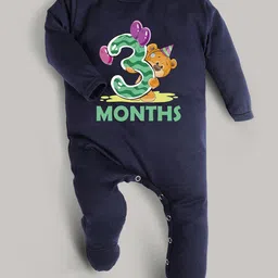 FFLIRTYGO Kids Navy Blue & Green Printed Cotton Basic Jumpsuit-image-96