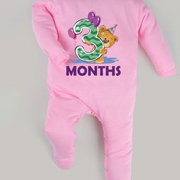 FFLIRTYGO Unisex Kids Pink & Green Printed Rompers-image-15