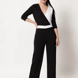 Chemistry Colourblocked V-Neck Basic Jumpsuit-picture-27