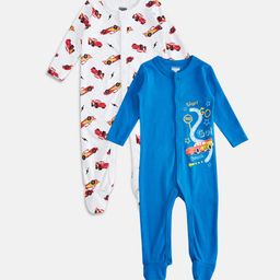Pantaloons Baby Infants Boys Pack Of 2 Printed Cotton Sleepsuit-picture-37