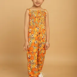 MINI & MING Girls Printed Sleeveless Basic Jumpsuit-image-19