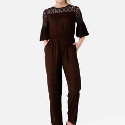 V&M Self Design Bell Sleeves Basic Jumpsuit-picture-58