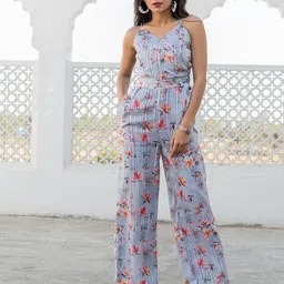 Kohsh Floral Printed Basic Jumpsuit-50