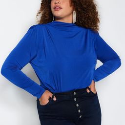 Trendyol Plus Size Boat Neck Bodysuit-image-84