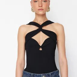 Trendyol Halter-Neck Sleeveless Bodysuit-picture-20