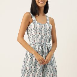 Sleek Italia Printed Waist Tie-Ups Jumpsuit-picture-26
