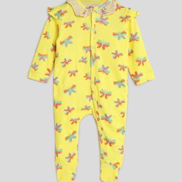 Somersault Infant Girls Printed Pure Cotton Sleepsuit-image-82