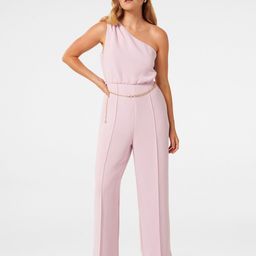 Forever New One Shoulder Basic Jumpsuit With Belt-18