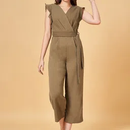 Honey by Pantaloons V-Neck Culotte Jumpsuit-picture-46