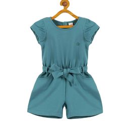 PLUM TREE Girls Waist Tie-Ups Pure Cotton Playsuit-image-60