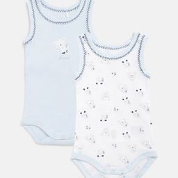 Chicco Kids Set of 2 Printed Body Suit-15