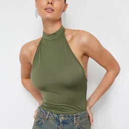 Trendyol Halter Neck Sleeveless Bodysuit-picture-32