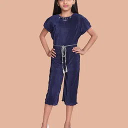 Tiny Girl Self Design Capri Jumpsuit-image-10