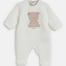 Chicco Unisex Kids Embroidered  Applique Nappy Opening Sleepsuit-image-73