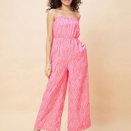 Globus Animal Printed Shoulder Straps Basic Jumpsuit-picture-12