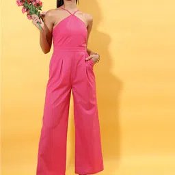 Tokyo Talkies Halter Neck Basic Jumpsuit-image-56