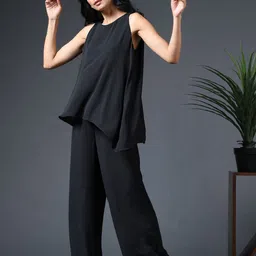 VASSTRAM Sleeveless Layered Basic Jumpsuit-picture-14