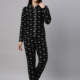 ETC Conversational Printed Pure Cotton Night Suit-image-7