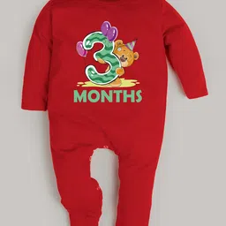 FFLIRTYGO Unisex Kids Red & Green Printed Basic Jumpsuit-image-39