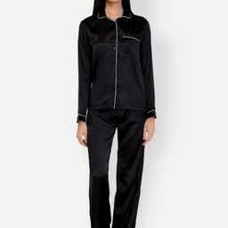 Ashtag Women Black Night suit-41