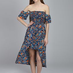 DODO & MOA Off-Shoulder Floral Printed Playsuit-picture-55