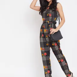 Uptownie Lite Checked Basic Jumpsuit-image-50