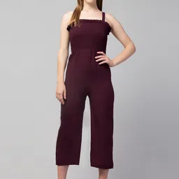 GLITO Shoulder Straps Basic Jumpsuit With Shirt-picture-3