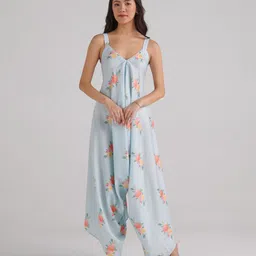 Pasha Floral Printed Shoulder Straps Dhoti Jumpsuit-picture-45