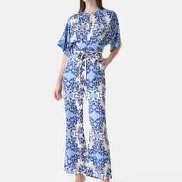 Kazo Printed Short Sleeves Basic Jumpsuit-picture-17