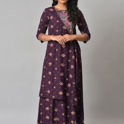 W Festive Geometric Print Rayon Jumpsuit-picture-20