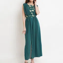 Purple State Square Neck Sleeveless Embroidered Basic Jumpsuit-picture-50