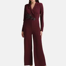 Kazo Basic Jumpsuit with Embellished-image-14
