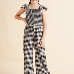 Cherry & Jerry Girls Checked Basic Jumpsuit-image-47