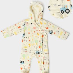 MiArcus Infant Kids Printed Hooded Sleepsuit-image-35