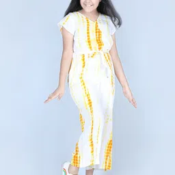 StyleStone Girls Yellow & White Basic Jumpsuit-image-79