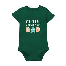 Zeezeezoo Infants Dad Printed Pure Cotton Bodysuit-picture-18