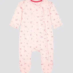 mothercare Infants Conversational Printed Pure Cotton Sleepsuit-picture-50