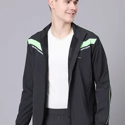 Dpassion Men Colourblocked Mock Collar Tracksuit-picture-28