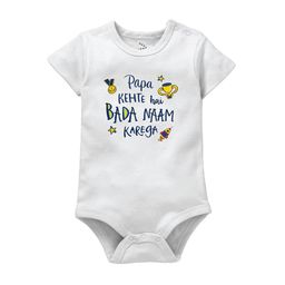 Zeezeezoo Infant Kids Typography Printed Bodysuit-image-33