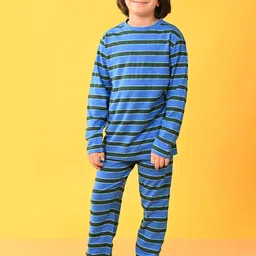 Anthrilo Boys Striped Long Sleeves Night suit-image-81