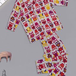 BAESD Kids Graphic Printed Pure Cotton Night Suit-69