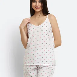 USA FANTASY Polka Dot Printed Cami & Shorts-image-92