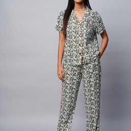 Chemistry Floral Print Night suit-image-19