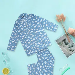 BAESD Kids Printed Pure Cotton Night Suit-22