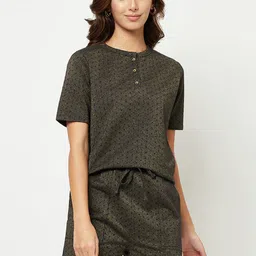 HOUSE OF S Round Neck Cotton Blend Co-Ords-image-23