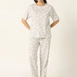 R&B Women Pure Cotton Printed Night suit-image-66