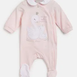 Chicco Infant Girls Graphic Printed Sleepsuit-image-93