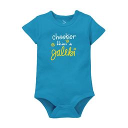 Zeezeezoo Kids Blue Printed Pure Cotton Bodysuit-image-78
